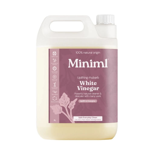 Uplifting Rhubarb White Vinegar – 5L Eco Refill Multi-Surface Cleaner