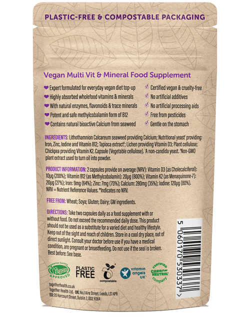 Vegan Multi – Vegan Supplement - 60 Capsules