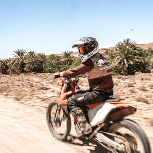 No.1 Brown Vintage Motocross Jersey