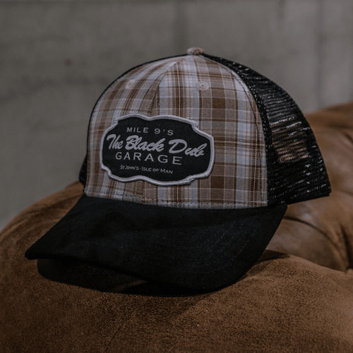 Tartan Garage Trucker Hat