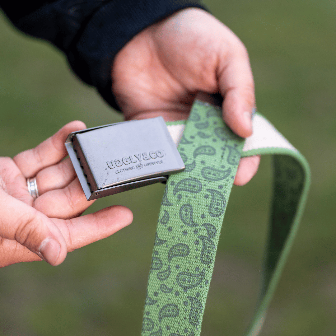 Green Canvas Utility Belt