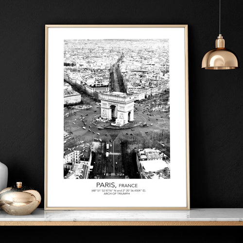 Vintage posters travel | set of 3 Paris wall art prints