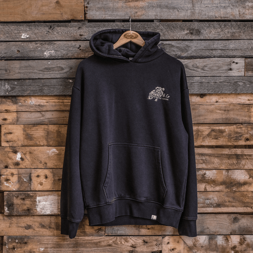 Black Flattrack Hoodie