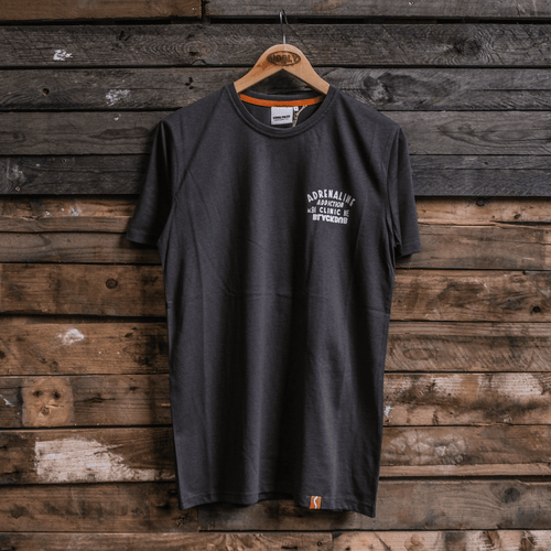 Grey Adrenaline Addiction Tee