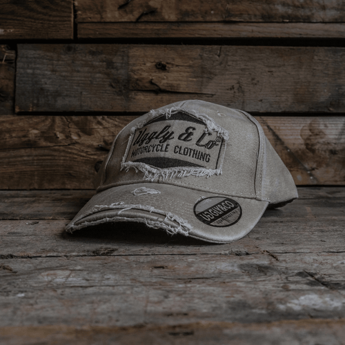 Beige Diamond Vintage Baseball Cap
