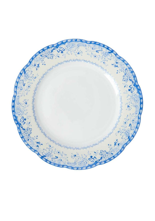 Virginia Blue and White Dinner Plates  - Set of 4