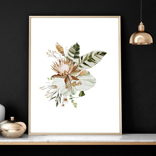 Bohemian wall art decor | Set of 3 framed wall art prints