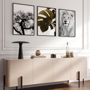 Wall Art Ideas For Living Room | Set of 3 African Wildlife Wall art Prints