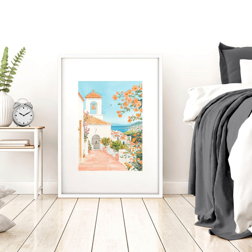 Wall Art Large Framed | Set of 3 Beach Decor Wall art Prints