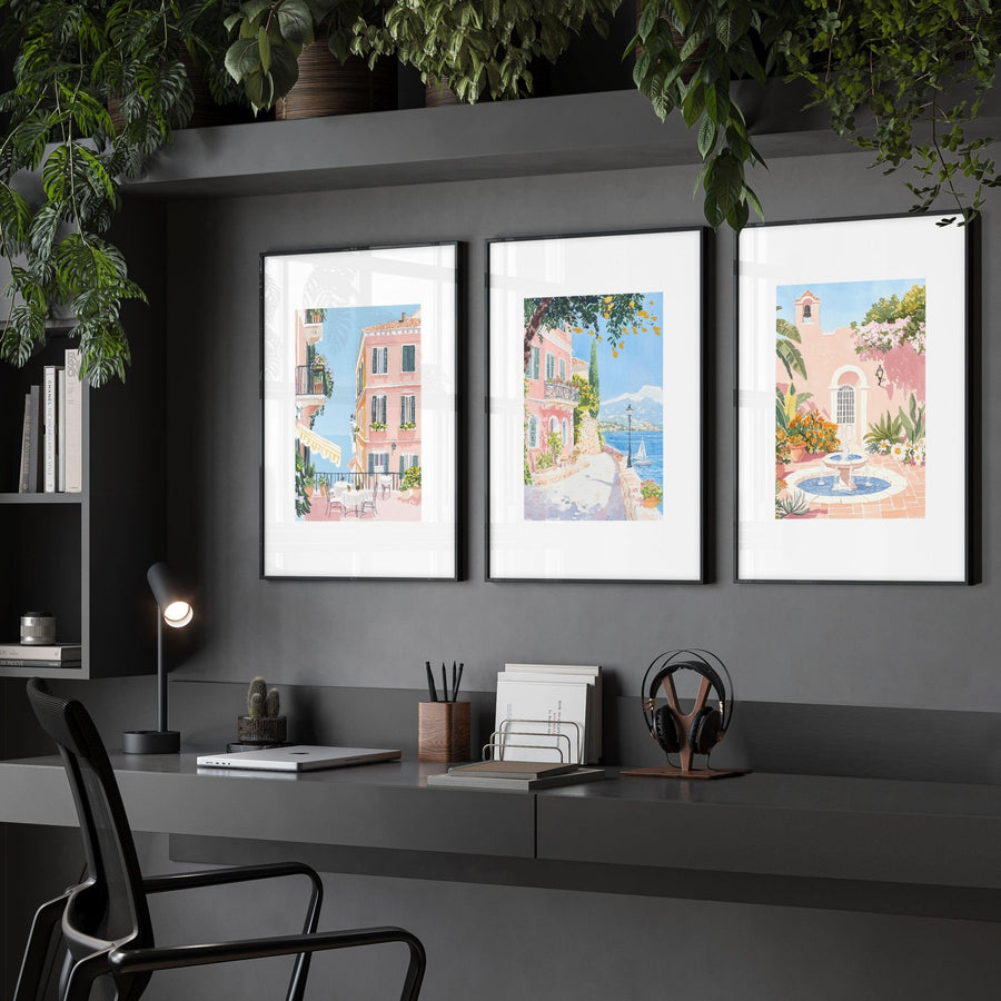 Wall Art Large | Set of 3 Beach Decor Wall art Prints