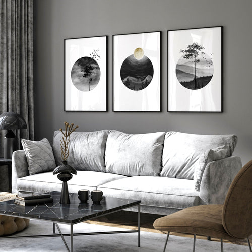 Scandi wall art | set of 3 framed wall art