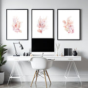 Wall Art Sea | Set of 3 Seashells Wall art Prints