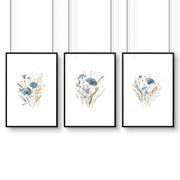 Wall Art Sets | Set of 3 Botanical Wall art Prints