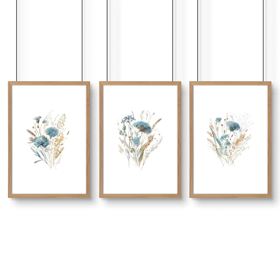 Wall Art Sets | Set of 3 Botanical Wall art Prints