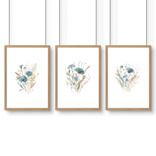 Wall Art Sets | Set of 3 Botanical Wall art Prints