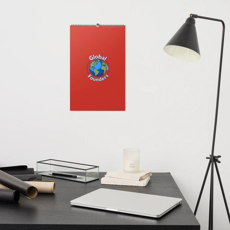 Global Founders Wall calendar (2026)