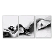 Wall Canvas Art | Set of 3 Asian Inspired Wall art Prints