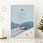 Christmas decor for wall | wall art print