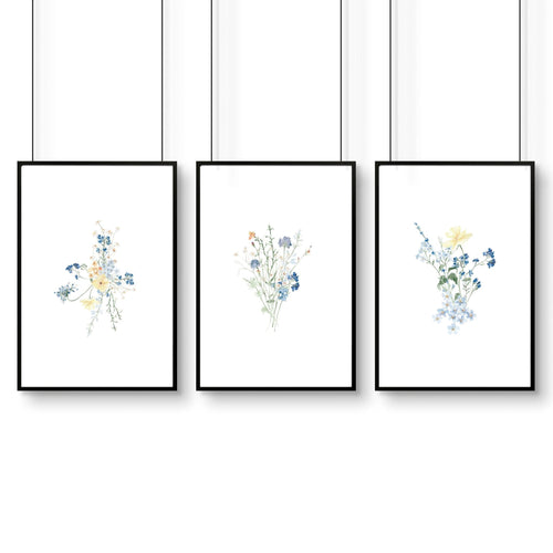 Wall Decorating Ideas For Office | Set of 3 wall art prints