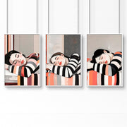 Wall Hanging For Bedroom decor| Set of 3 Women Art Prints