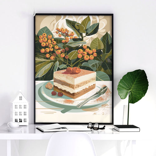 Wall Pictures For Lounge Room | Set of 2 Italian Lifestyle Wall art Prints