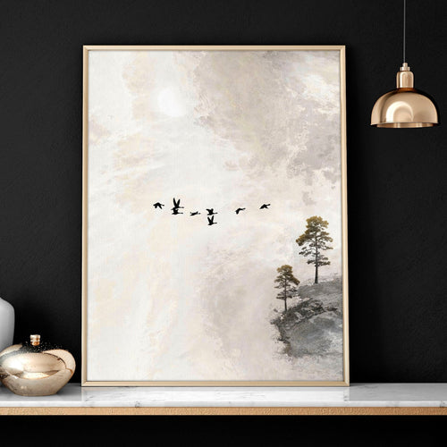 Wall picture set for office | set of 3 Scandinavian wall art prints