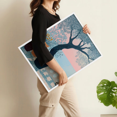 Wall Posters For Home Office | Set of 2 Italian Lifestyle Wall art Prints
