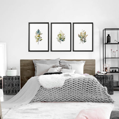 Watercolour Botanical | Set of 3 wall art prints
