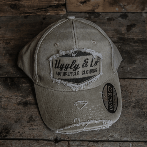 Beige Diamond Vintage Baseball Cap