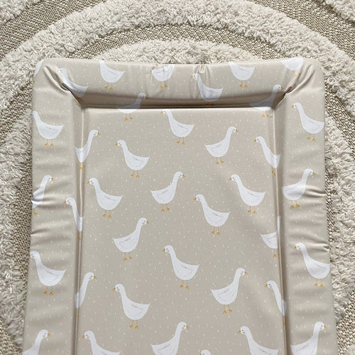Standard Changing Mat - White Goose Unisex Print