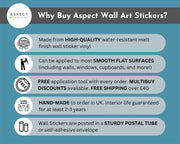 Apache Helicopter Wall Sticker – Military Aircraft Wall Art for Boys Bedroom
