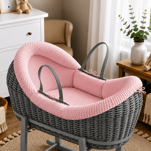 Wicker Pod Baby Deluxe Moses Basket-No stand included
