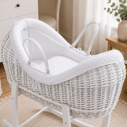 Wicker Pod Baby Deluxe Moses Basket-No stand included