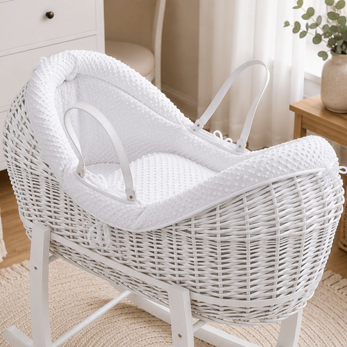Wicker Pod Baby Deluxe Moses Basket-No stand included