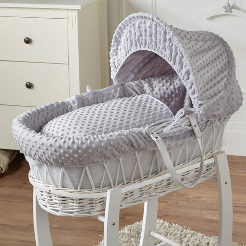 Wicker Moses Basket-No stand included.