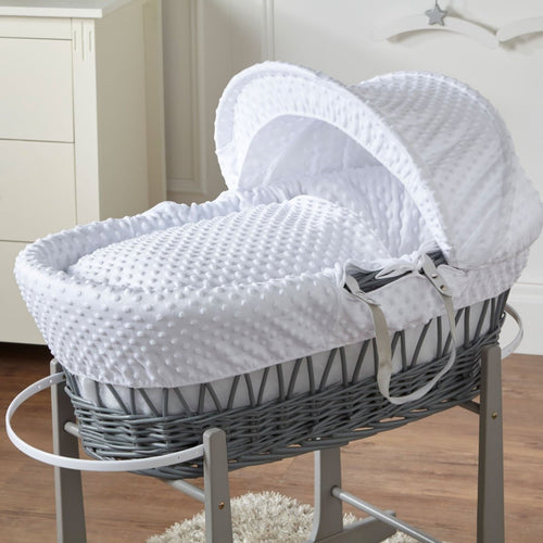 Wicker Moses Basket-No stand included.