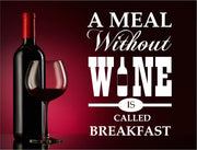 Humorous Wine Wall Sticker Quote