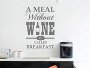 Humorous Wine Wall Sticker Quote
