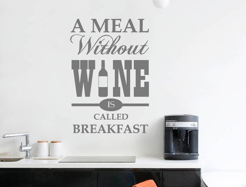 Humorous Wine Wall Sticker Quote