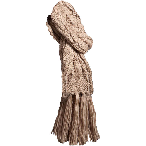 Sock Stack Women's Hand-Knitted Winter Hat Scarf And Hand Warmer Set With Inga Button