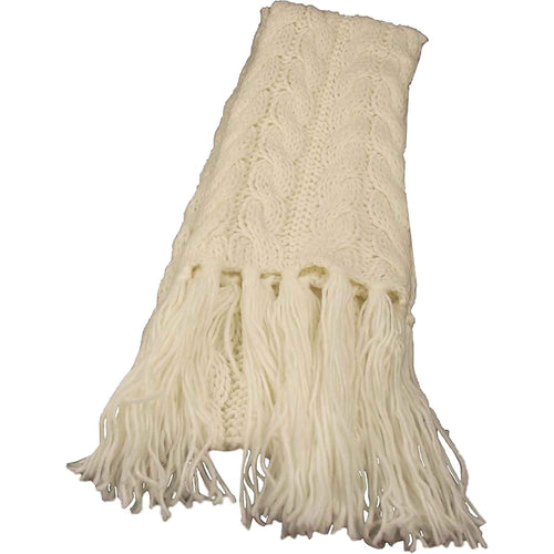 Sock Stack Women's Hand-Knitted Winter Hat Scarf And Hand Warmer Set With Inga Button