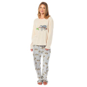 Daisy Dreamer Womens Thermal Fleece Pyjama Set Long Sleeve Warm Cosy Winter Nightwear