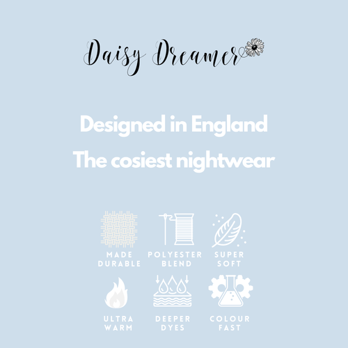 Daisy Dreamer Womens Teddy Fleece Lounge Set Fluffy Cosy Crew Neck Pyjama Stretchable