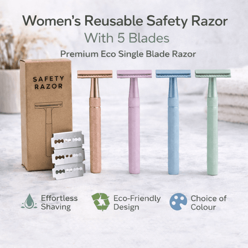 Premium Reusable Safety Razor for Women (Single Blade)
