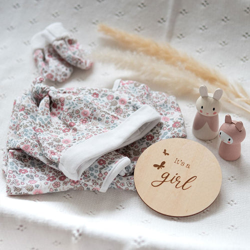 Wooden Pregnancy Milestone Disc Set