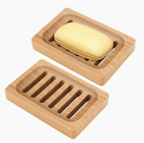 Wooden Soap Tray, Rectangular Shape Tray For Soap Bars