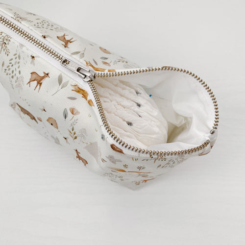 Nappy Wallet - Woodland Animal Print