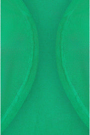 Yumi Green Knitted Curve Bolero