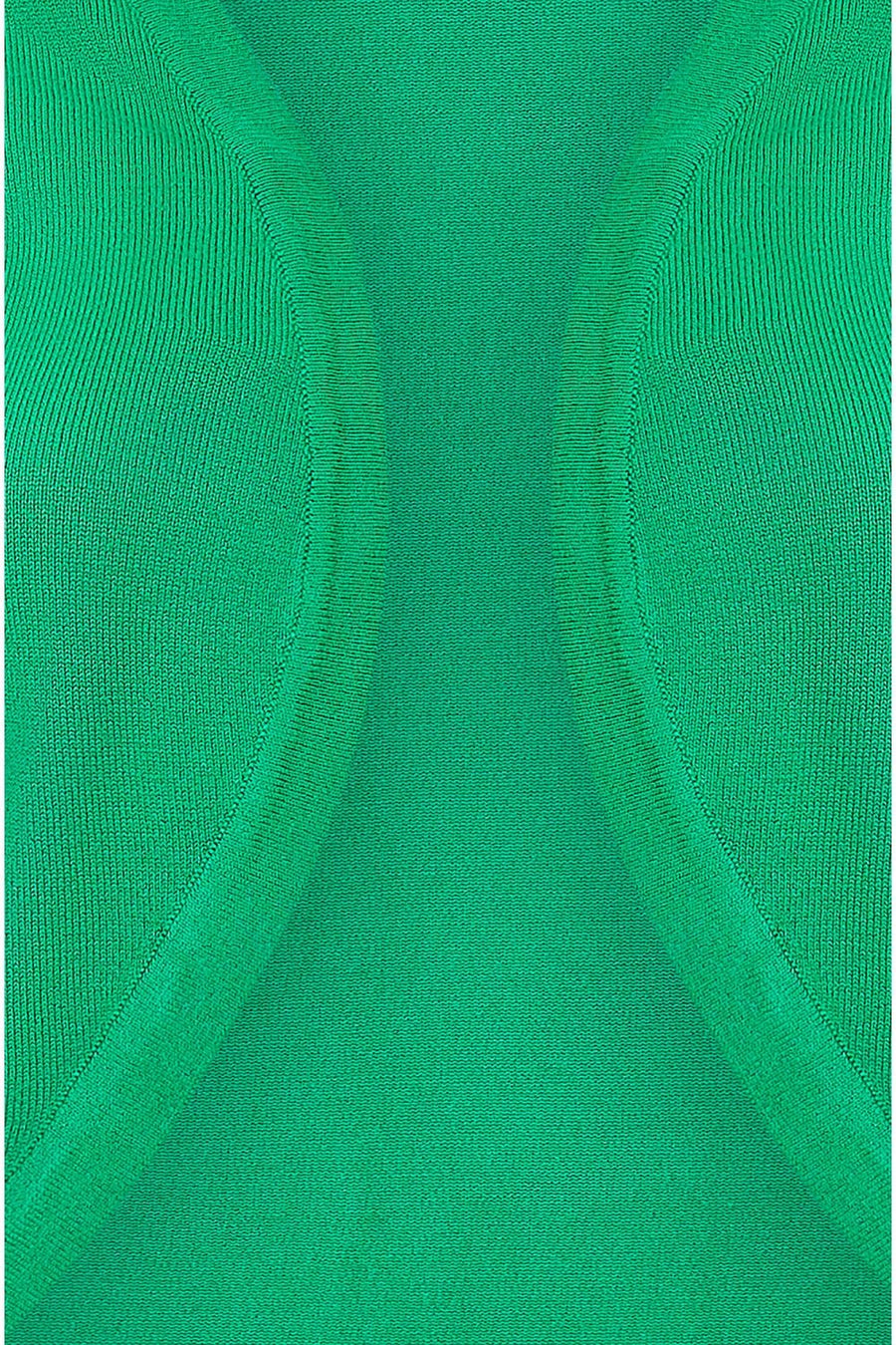 Yumi Green Knitted Curve Bolero
