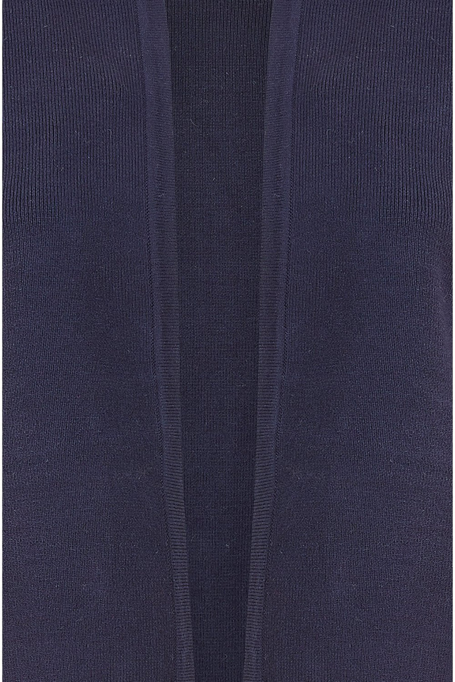 Yumi Navy Cropped Cardigan With Bell Sleeves